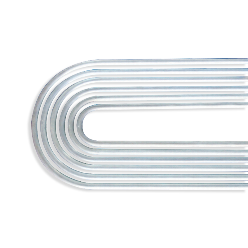 Rostfritt stål U-format rör